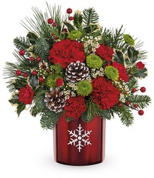 Stunning Snowflake Bouquet from McIntire Florist in Fulton, Missouri